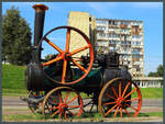 In Vilnius steht diese Lokomobile von Marshall & Son als Denkmal.