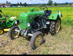 Grüner Steyr 80 A  am Traktorentreff in Zauggenried/BE am 2024.07.13