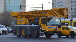 MOBI-HUB - Mobile-Hubtechnik Kranarbeiten und Transporte GmbH mit einem LIEBHERR LTM ? Dreiachser Fahrzeugkran am 23.11.22 Berlin Marzahn.