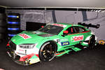 Nico Müllers Audi RS 5 DTM (V8-Saugmotor, über 500 PS) , Version 2018 in der Box deim DTM Rennen in Zolder,am 18.Mai 2019