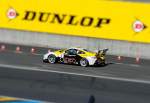 Mitzieher beim Porsche Cup France #1 , Porsche 911 GT3 Type 991, beim Training zum Vorrennen der 24h von Le Mans 2014 (Tiltshift)