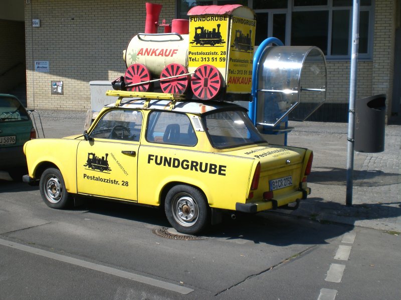 Trabi, gesichtet 2007 in Berlin-Charlottenburg