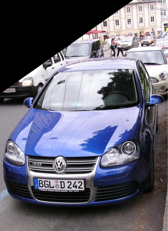 VW Golf R32.