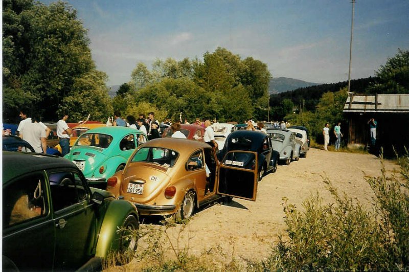 VW-Kfer Ausfahrt im Berner Seeland