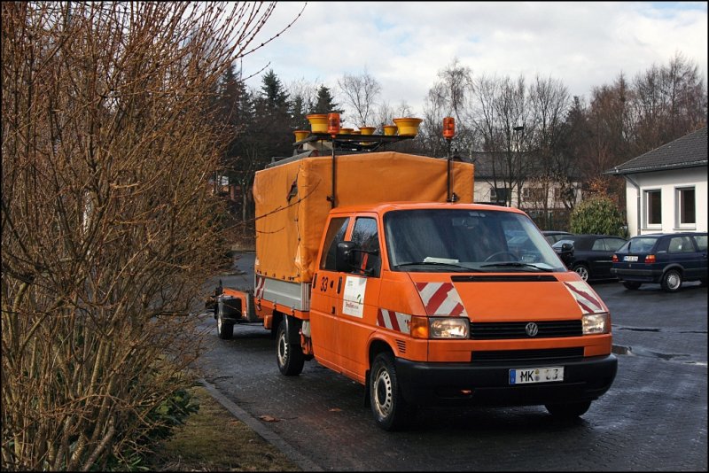 VW T4 Transporter auf dem Platz der AM Ldenscheid. (09.03.2009)