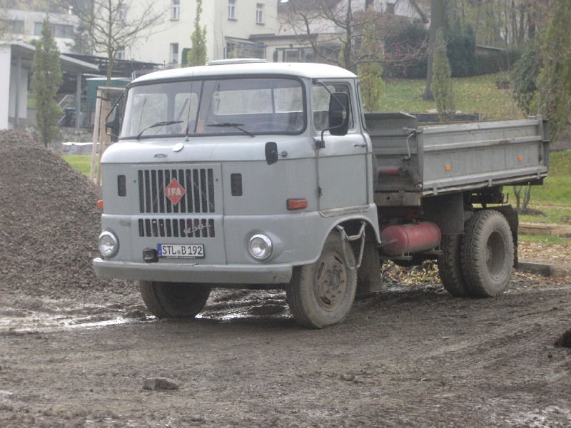 W50L/K auf der Baustelle der Landesgartenschau